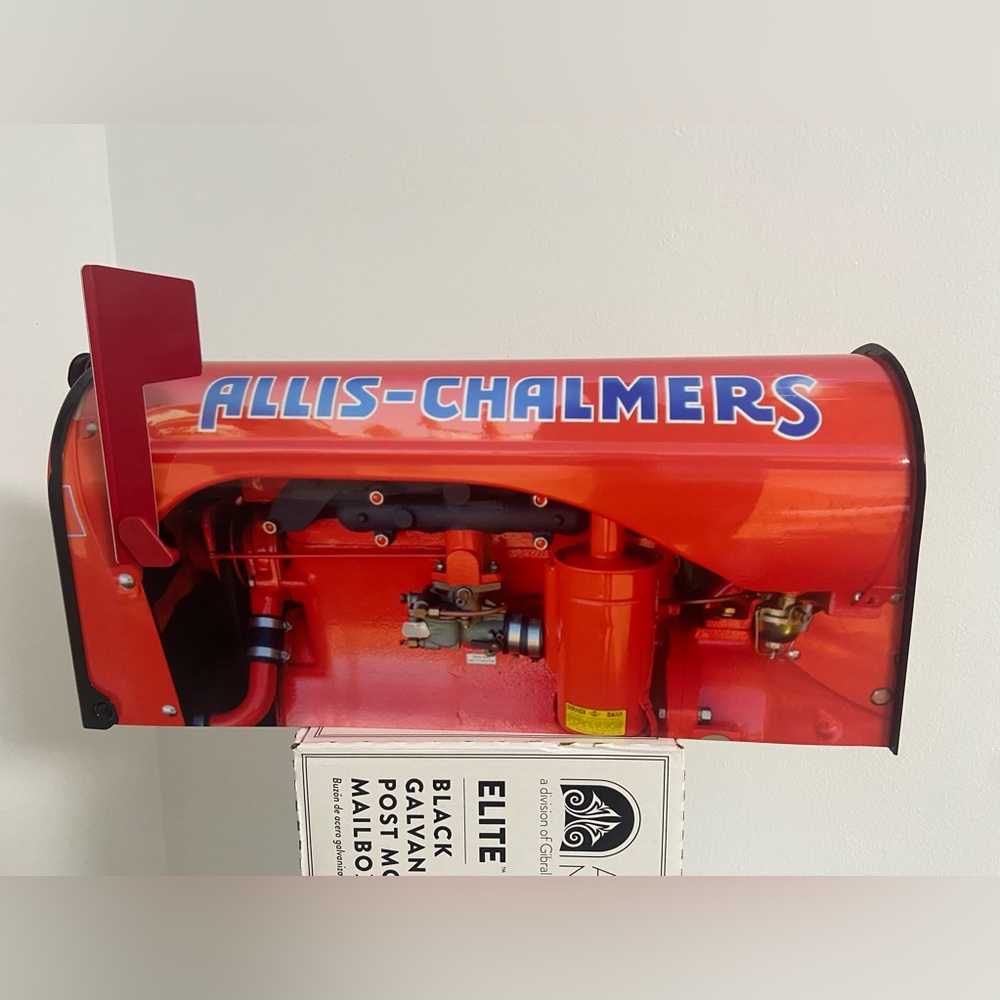 Custom Mailbox with Tractor theme. Amazing detail, sturdy, trusted seller.